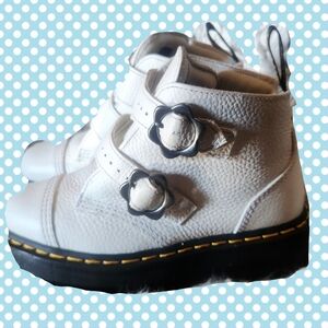 Dr Martens Devon Flower Ankle Boots